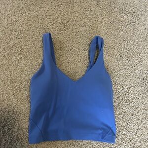 Indigo Lululemon Align tank Size 0